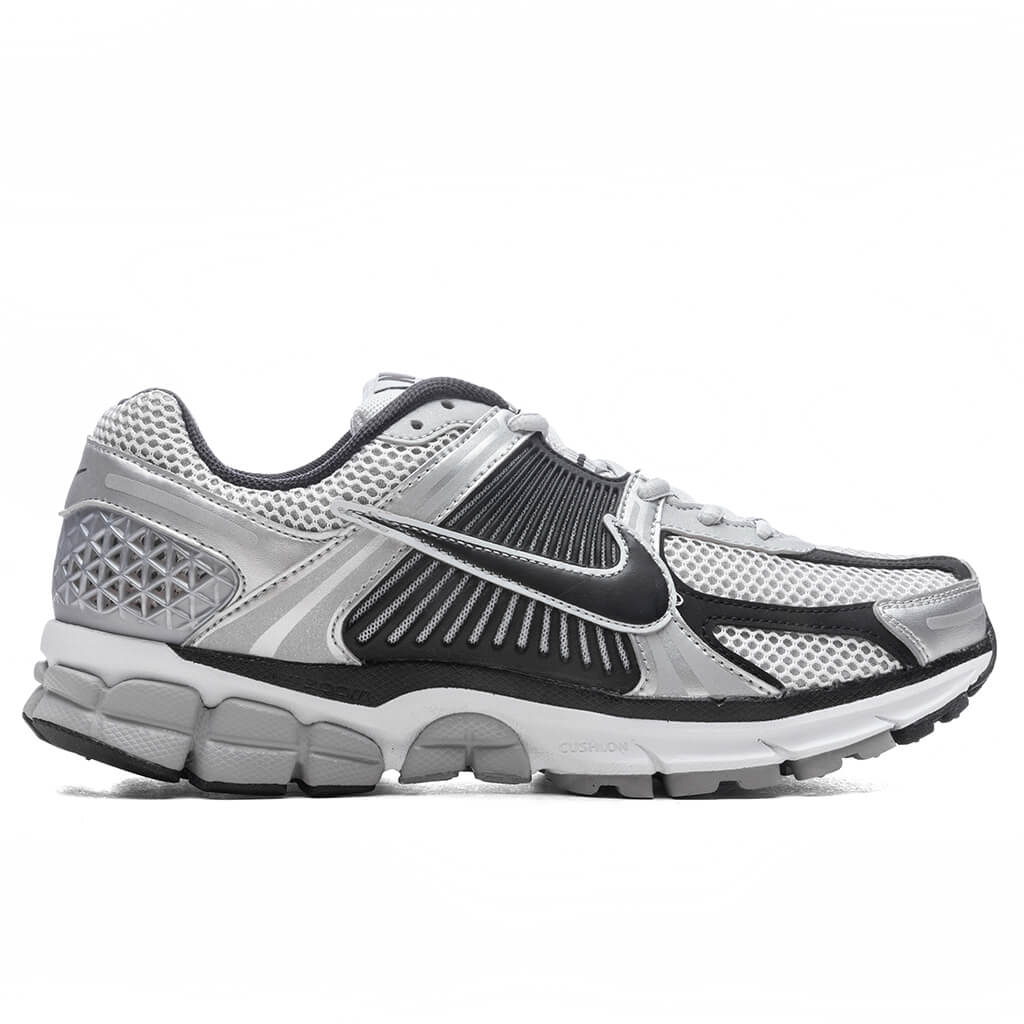 Nike Air Zoom Vomero 5 Metallic Silver Black Sneakers