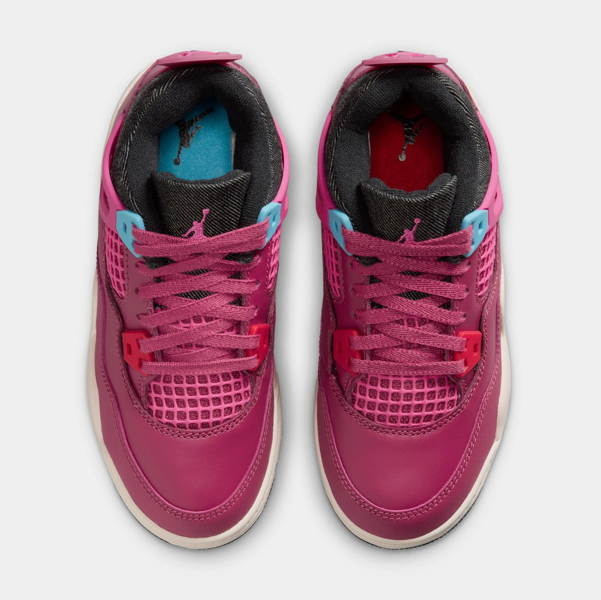 Air Jordan 4 Retro She's A Star Preschool Lifestyle Shoes (Sweet Beet/Off Noir/Chalk/Desert Pink)