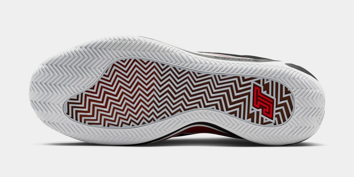 Tatum 4 Mens Basketball Shoes (Black/University Red/White)