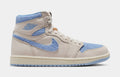 Air Jordan 1 Retro High OG Psychic Blue And Pale Ivory Womens Lifestyle Shoes (Pale Ivory/Psychic Blue/Coconut Milk)