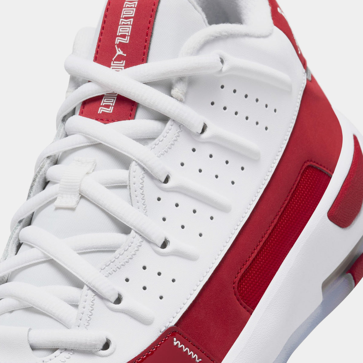 Max Aura 7 Mens Basketball Shoes (White/Gym Red/Black/White)
