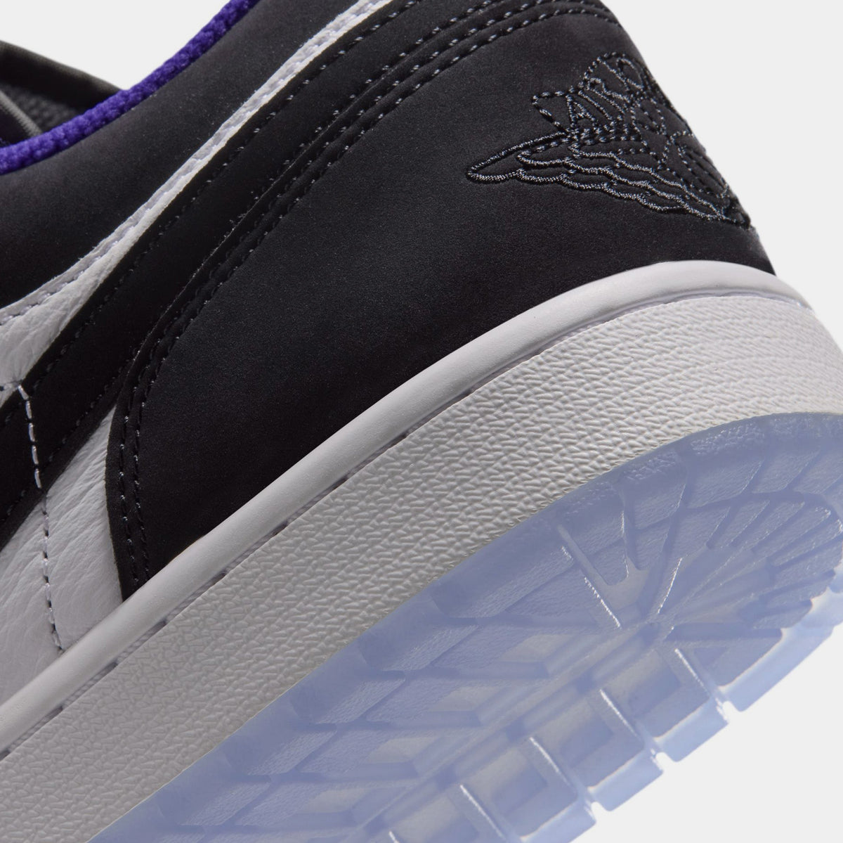 Air Jordan 1 Low Mens Lifestyle Shoes (White/Dark Concord/Black)