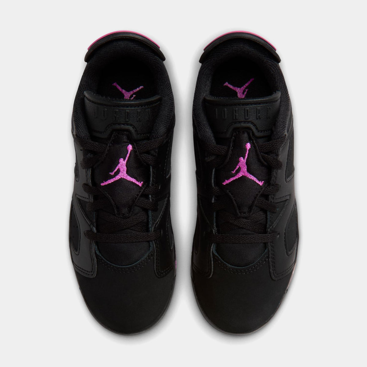 Air Jordan 6 Retro Fearless Preschool Lifestyle Shoes (Black/Laser Fushia/Pink Foam)