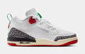 Spizike Low Do The Right Thing Grade School Basketball Shoes (White/Coconut Milk/Black/Varsity Red)