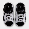 Air Jordan 6 Retro Black And White Infant Toddler Lifestyle Shoes (White/Black) Free Shipping