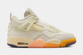 Air Jordan 4 Retro Birds of Paradise Womens Lifestyle Shoes (Coconut Milk/Metallic Gold/Muslin/Bright Mango/Sundial/Black)
