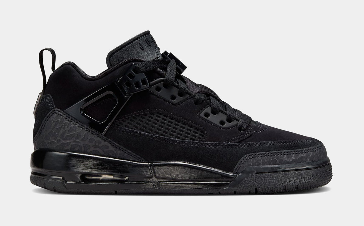 Spizike Low Grade School Basketball Shoes (Black/Anthracite)