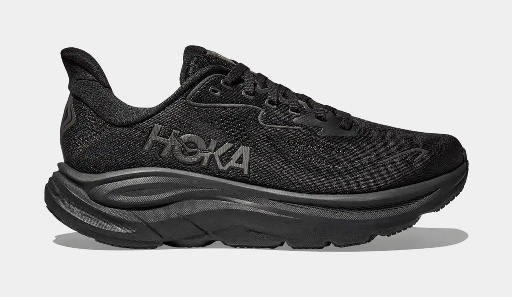 Clifton 10 Mens Running Shoes (Black/Black)