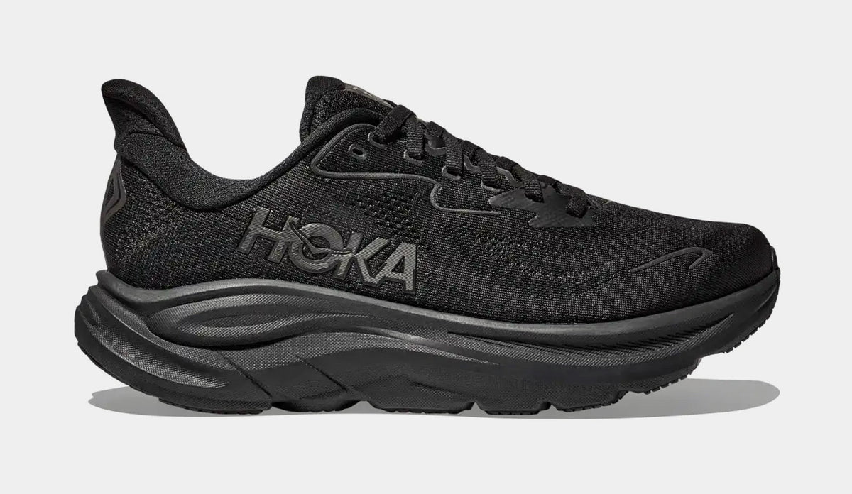Clifton 10 Mens Running Shoes (Black/Black)