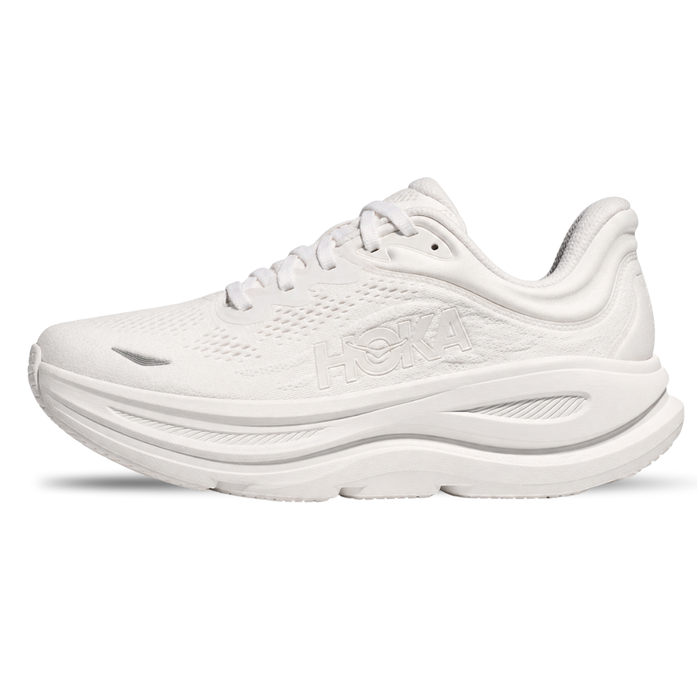 HOKA Bondi 9 White White Women's Running Shoes