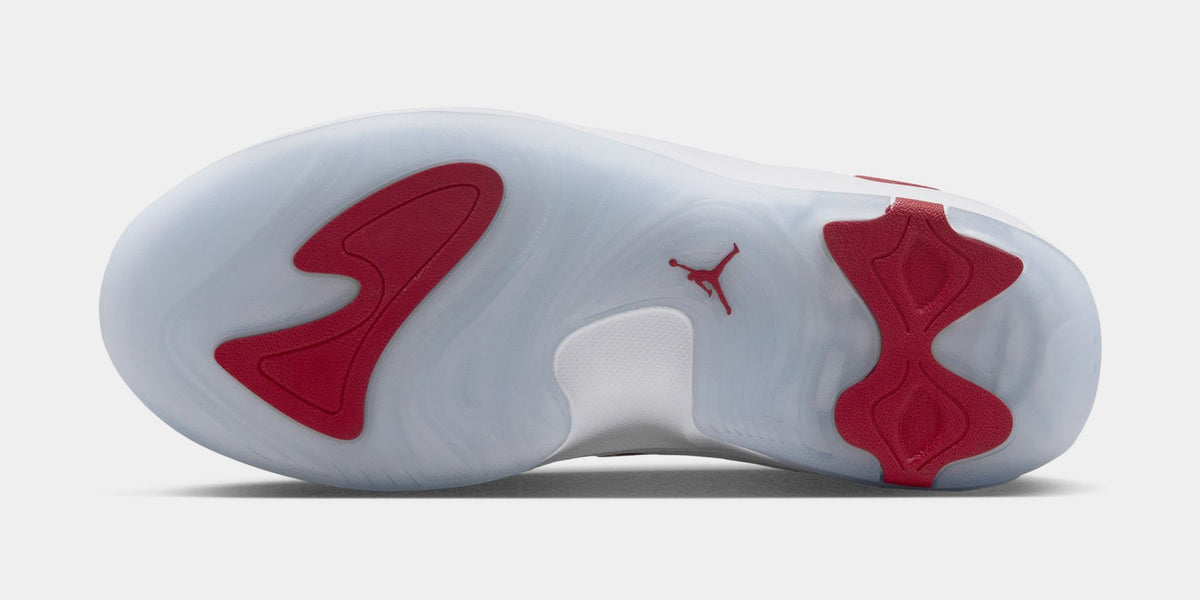 Max Aura 7 Mens Basketball Shoes (White/Gym Red/Black/White)