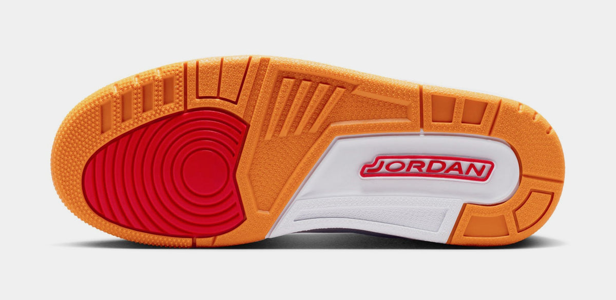 Air Jordan 3 Retro Orange Citrus Womens Lifestyle Shoes (White/Multicolor) Free Shipping