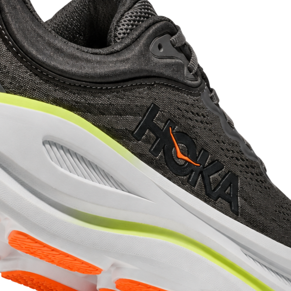 HOKA Bondi 9 Asphalt Grey Gravel Men's Running Shoes