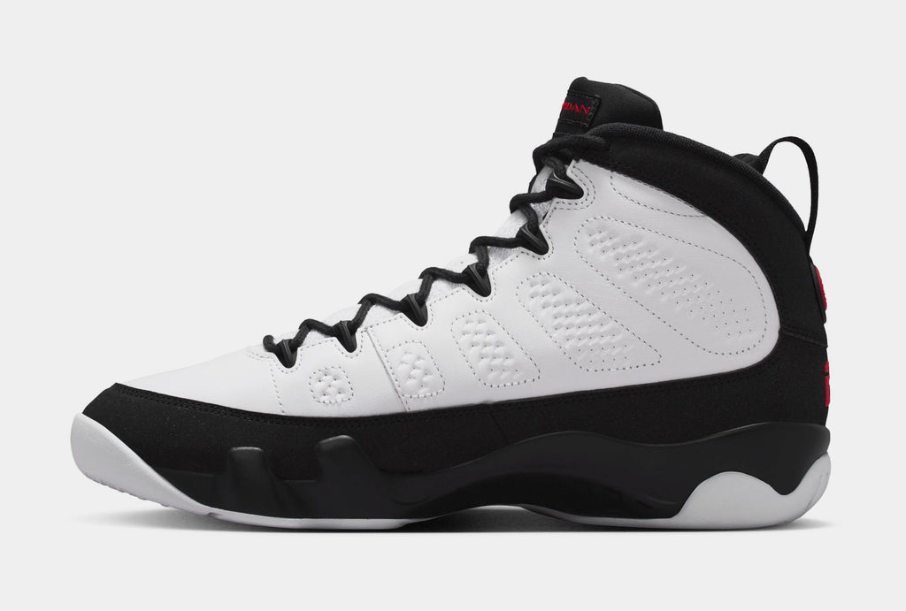 Air Jordan 9 Retro Space Jam Mens Lifestyle Shoes (White/True Red/Black)