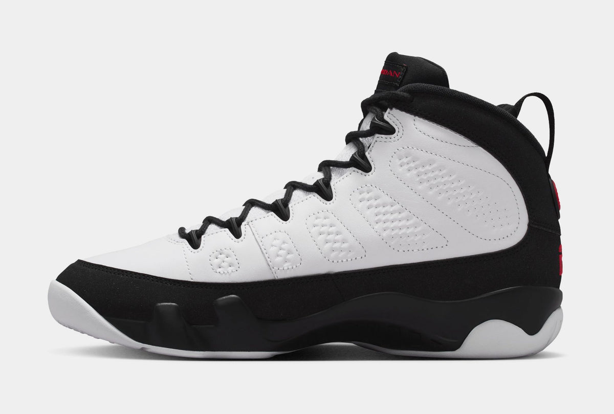 Air Jordan 9 Retro Space Jam Mens Lifestyle Shoes (White/True Red/Black)