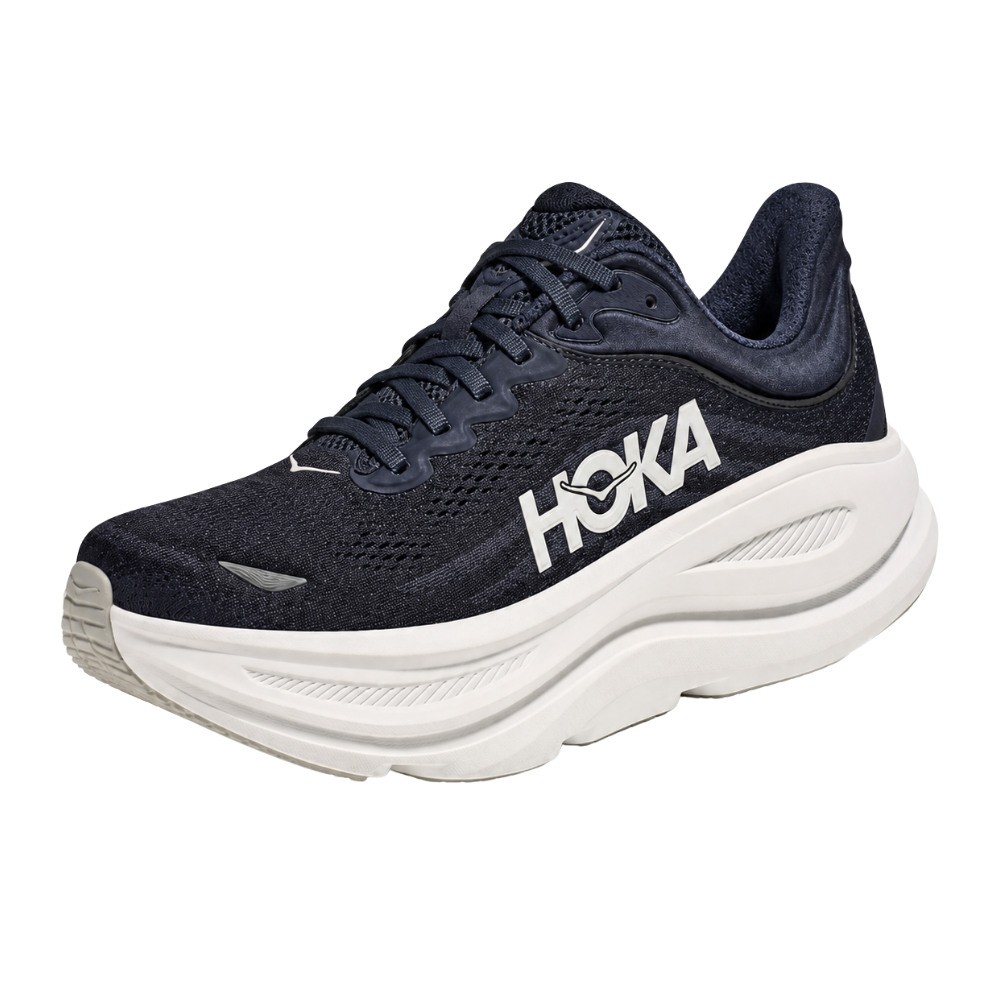 HOKA Bondi 9 Varsity Navy White Men's Running Shoes