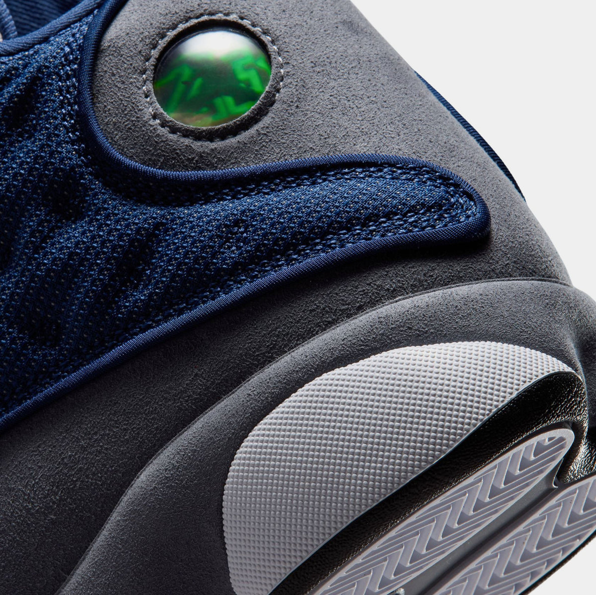 Air Jordan 13 Retro Navy And Flint Grey Mens Lifestyle Shoes (Navy/University Blue/Flint Grey/White) Free Shipping