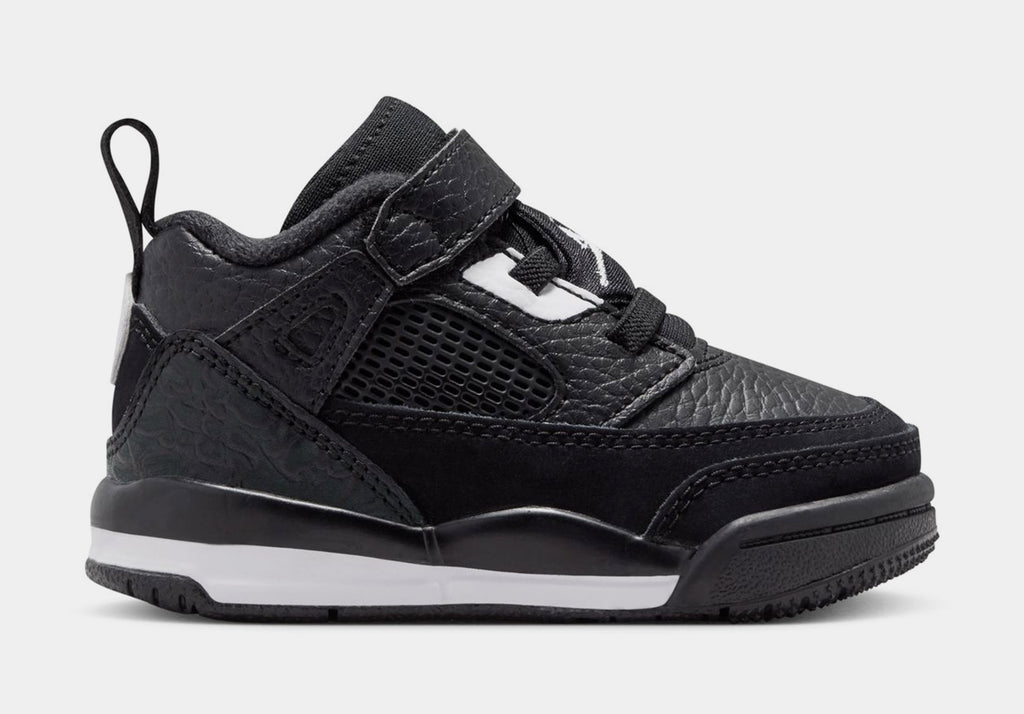 Spizike Low Infant Toddler Basketball Shoes (Black/White/White/Anthracite)