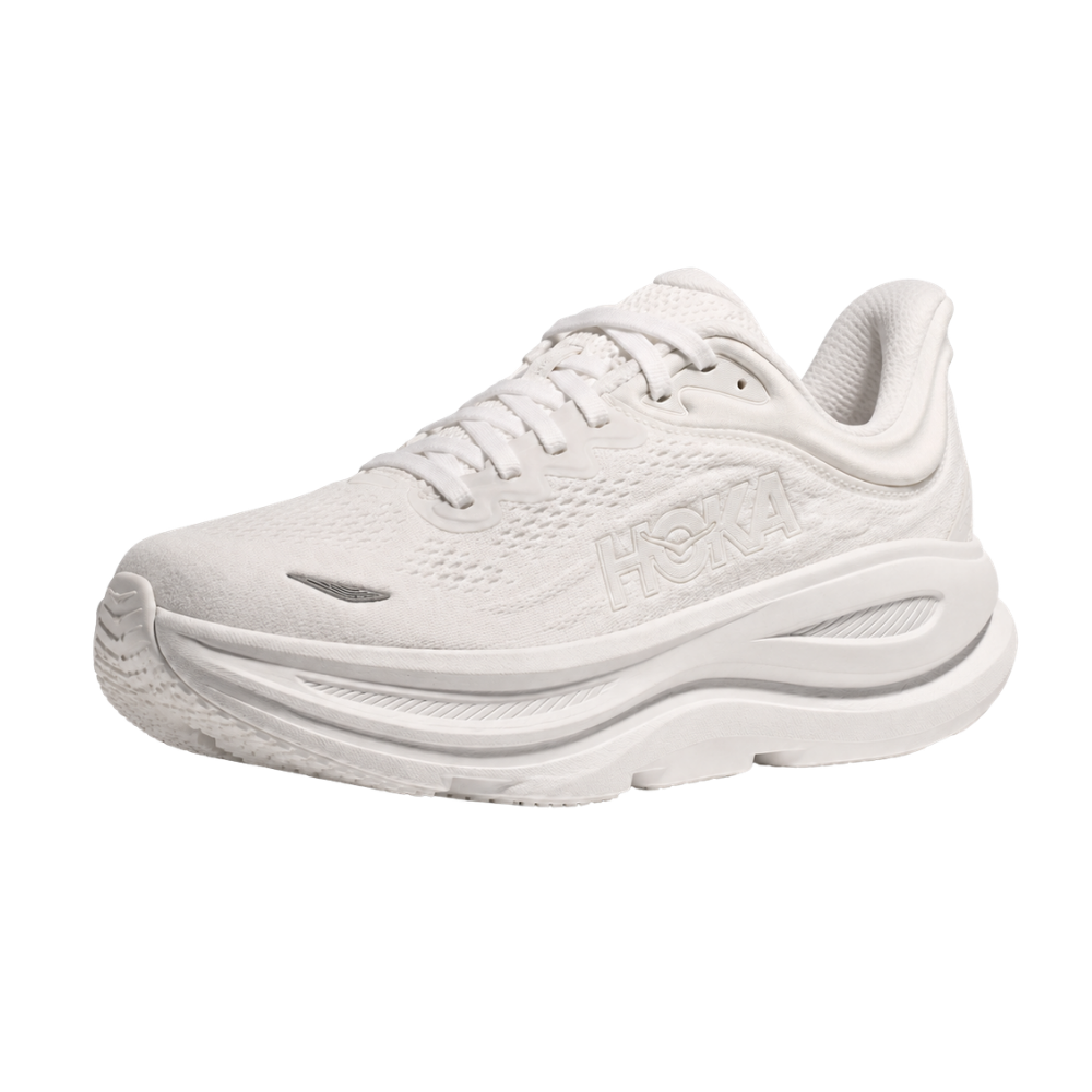 HOKA Bondi 9 White White Men's Running Shoes