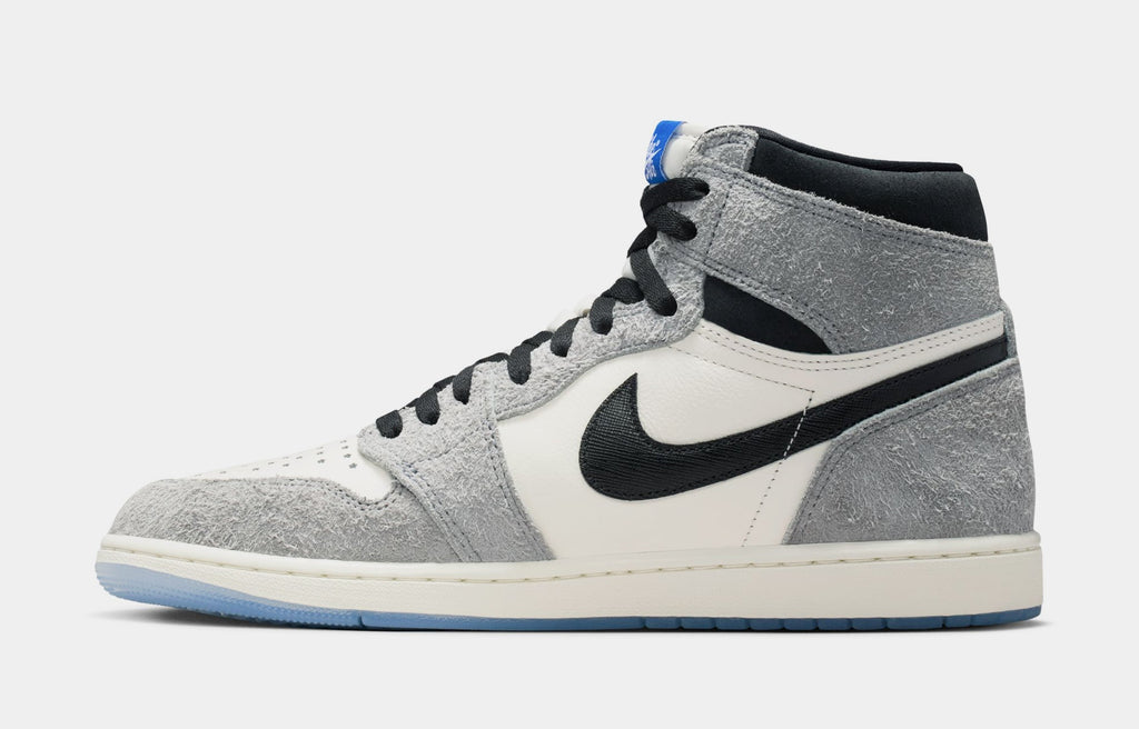 Air Jordan 1 Retro High OG Cool Grey Mens Lifestyle Shoes (Cool Grey/Black/Sail/Game Royal/White)