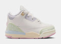 Air Jordan 3 Retro Sail And Jade Aura Infant Toddler Lifestyle Shoes (Sail/Aura/Jade Aura/Iris Whisper)