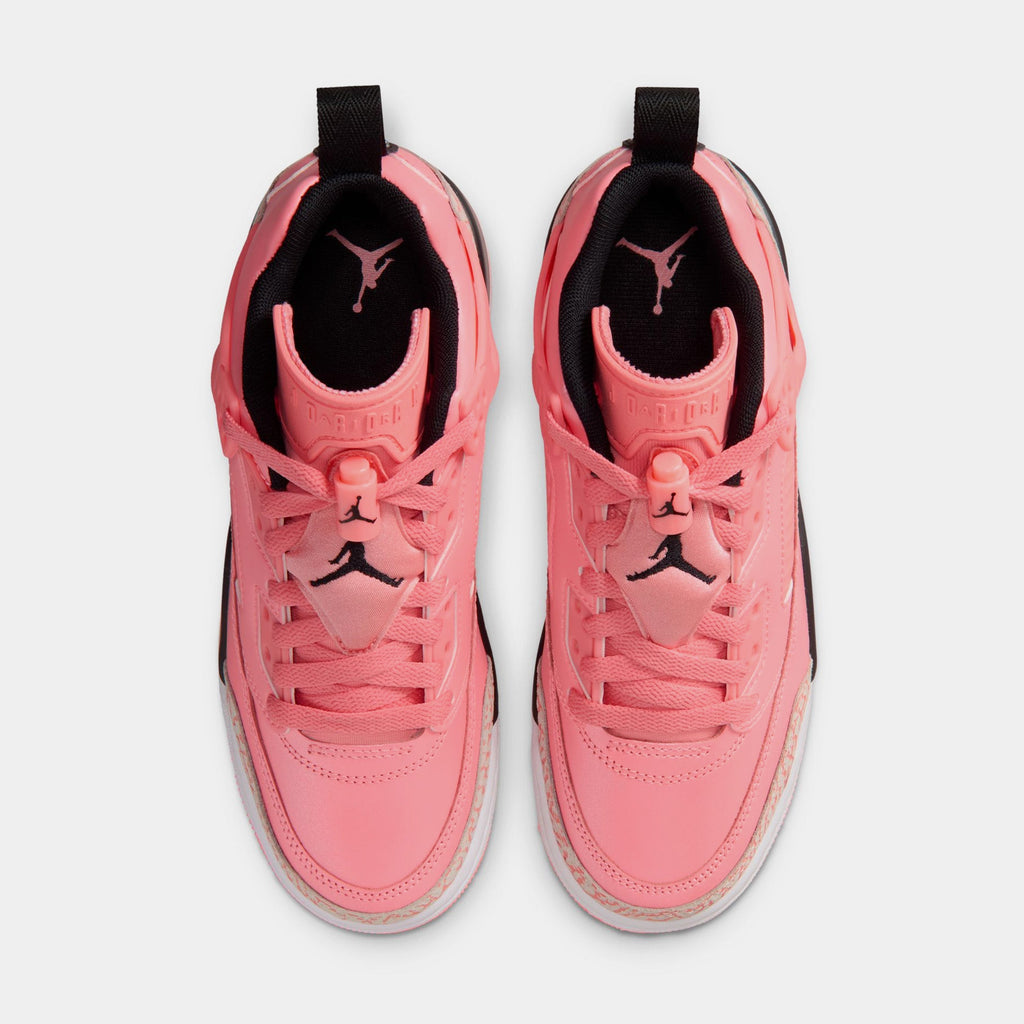Spizike Low Grade School Basketball Shoes (Pink Gaze/Pink Gaze/White/Black)