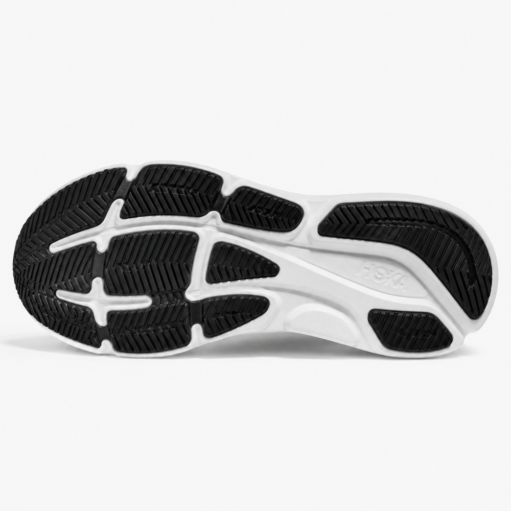 HOKA Bondi 9 Black White Men's Running Shoes