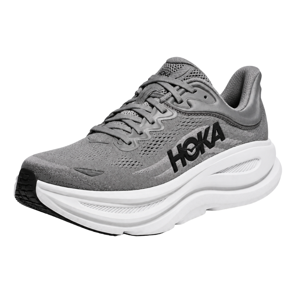 HOKA Bondi 9 Galactic Grey Stellar Grey Men's Running Shoes