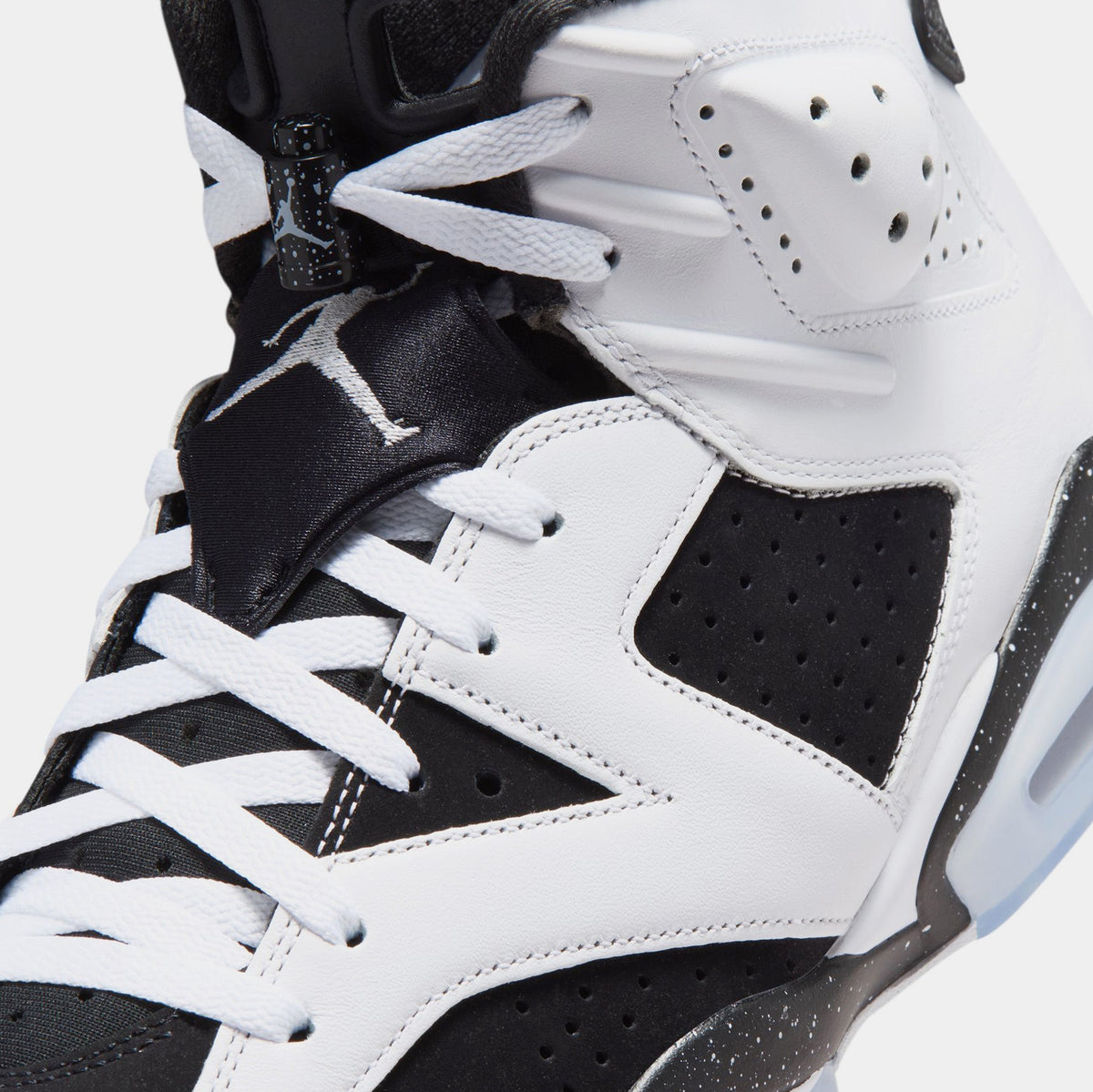 Air Jordan 6 Retro Black And White Mens Lifestyle Shoes (White/Black)