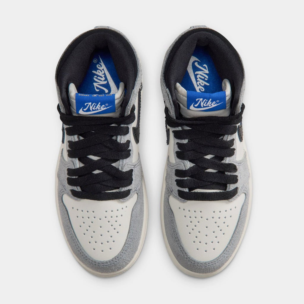 Air Jordan 1 Retro High OG Cool Grey Preschool Lifestyle Shoes (Cool Grey/Black/Sail/Game Royal)