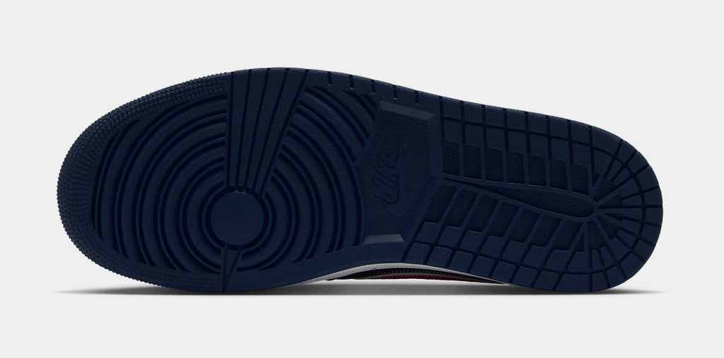 Air Jordan 1 Retro Low OG Howard Mens Lifestyle Shoes (College Navy/White/University Red)