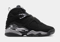 Air Jordan 8 Retro Chrome Black And Light Graphite Grade School Lifestyle Shoes (Black/White/Light Graphite) Free Shipping