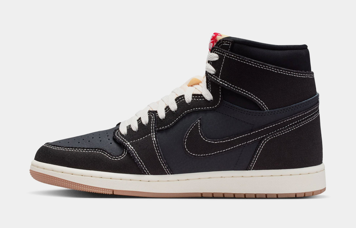 Air Jordan 1 Retro High OG Flight Club Mens Lifestyle Shoes (Black/Sail/Gum Medium Brown/University Red)
