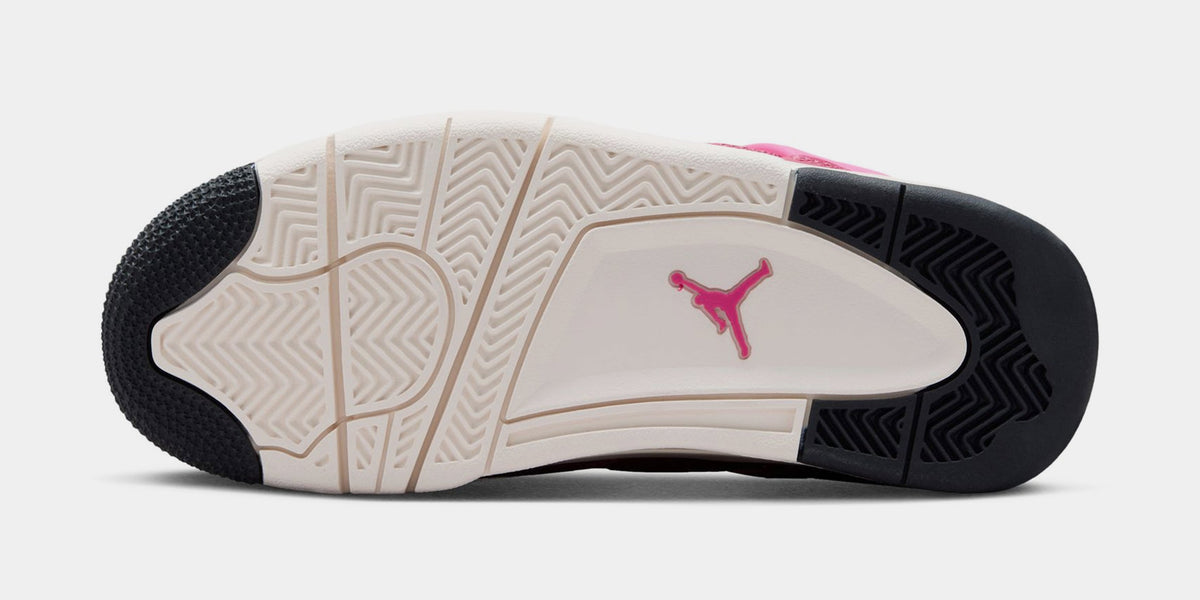 Air Jordan 4 Retro She's A Star Grade School Lifestyle Shoes (Sweet Beet/Off Noir/Chalk/Desert Pink)