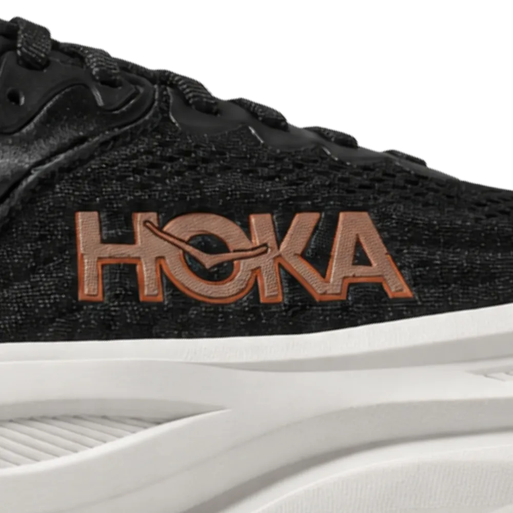 HOKA Bondi 9 Black Rose Gold Women's Running Shoes