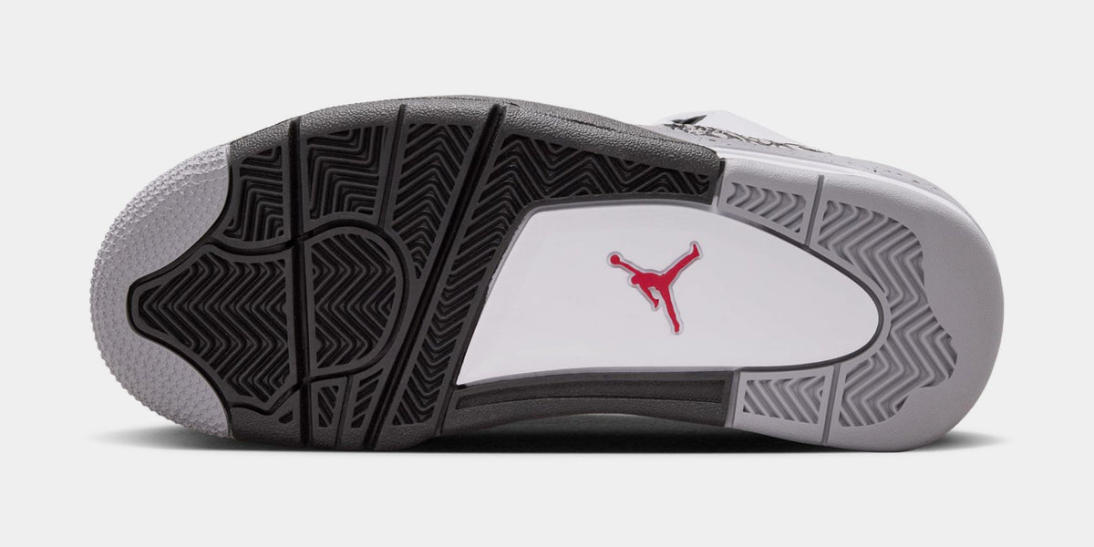 Son Of Mars Low Grade School Basketball Shoes (White/Black/Cement Grey/Gym Red)