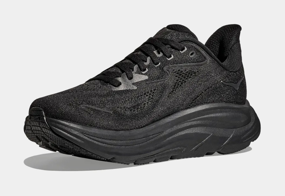 Clifton 10 Mens Running Shoes (Black/Black)