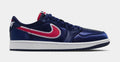 Air Jordan 1 Retro Low OG Howard Mens Lifestyle Shoes (College Navy/White/University Red)