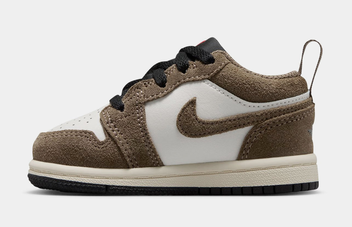 Air Jordan 1 Low Palomino Infant Toddler Lifestyle Shoes (Palomino/Black/Phantom/Sail)
