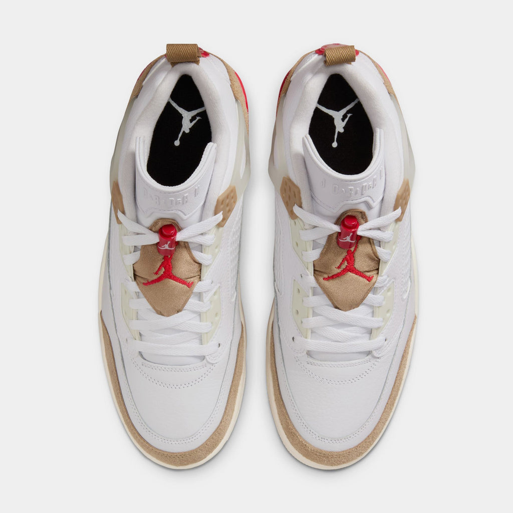 Spizike Low Mens Lifestyle Shoes (White/Desert Camo/Sail/Fire Red)