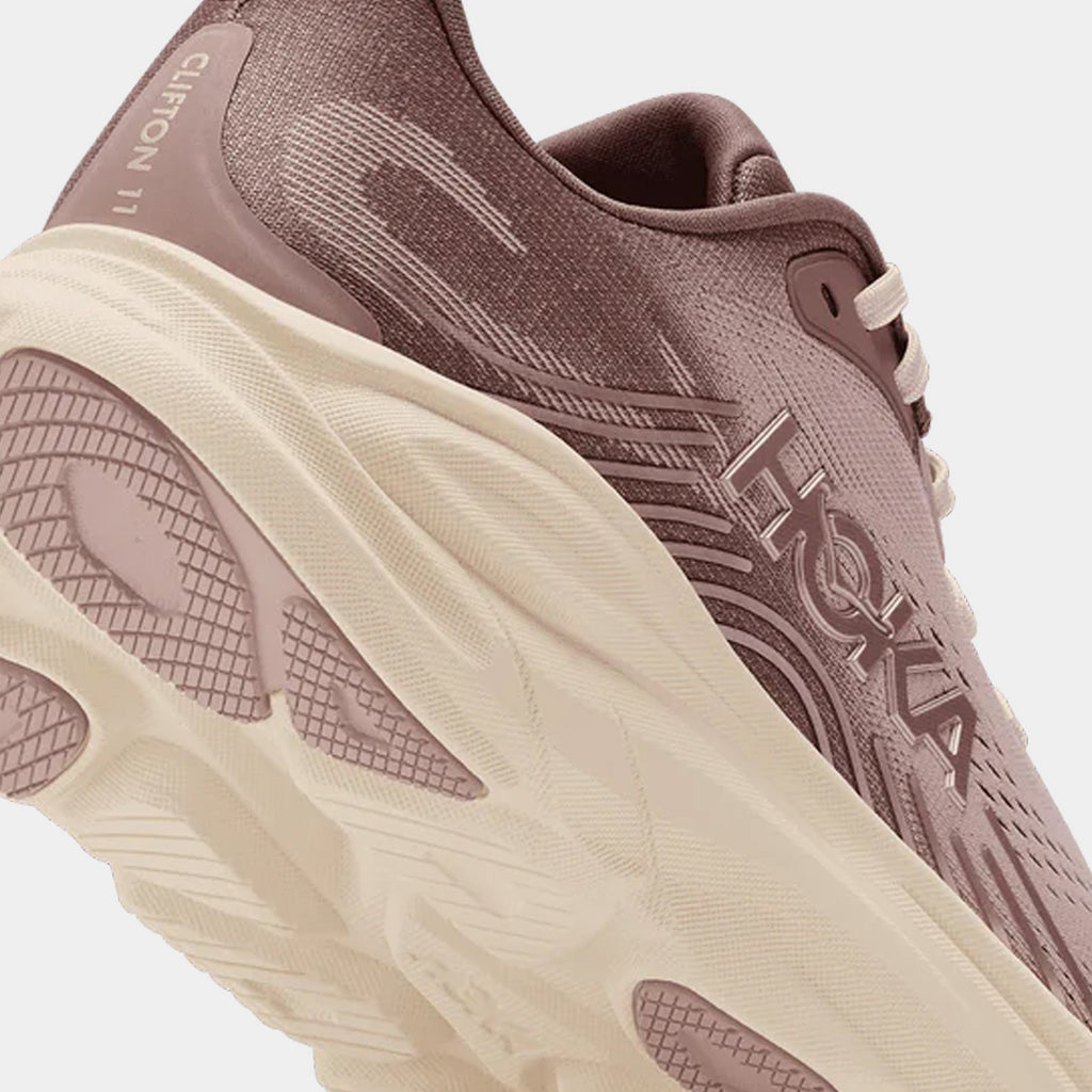 Clifton 11 Womens Running Shoes (Pink Opal/Quartzite)
