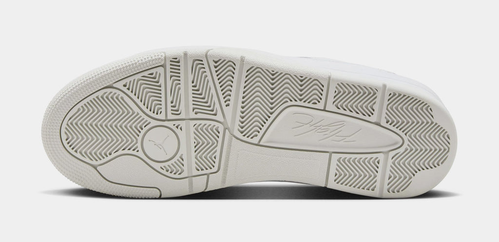 Flight Court Mens Basketball Shoes (White/Vast Grey)