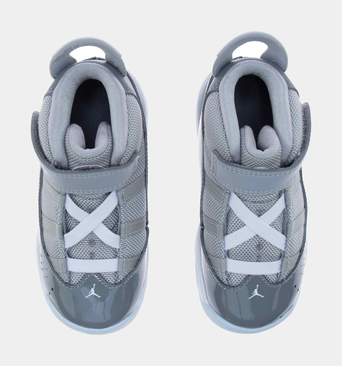 Air Jordan 6 Rings Infant Toddler Lifestyle Shoe (Grey/White)