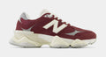 9060 Mens Running Shoes (Washed Burgundy/Cream/Grey)