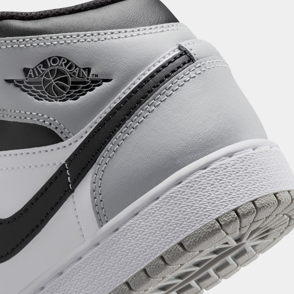 Air Jordan 1 Mid Grade School Lifestyle Shoes (White/Black/Rust/Pin)