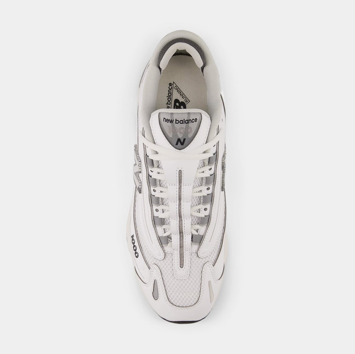 1000 Mens Running Shoes (White/Silver)
