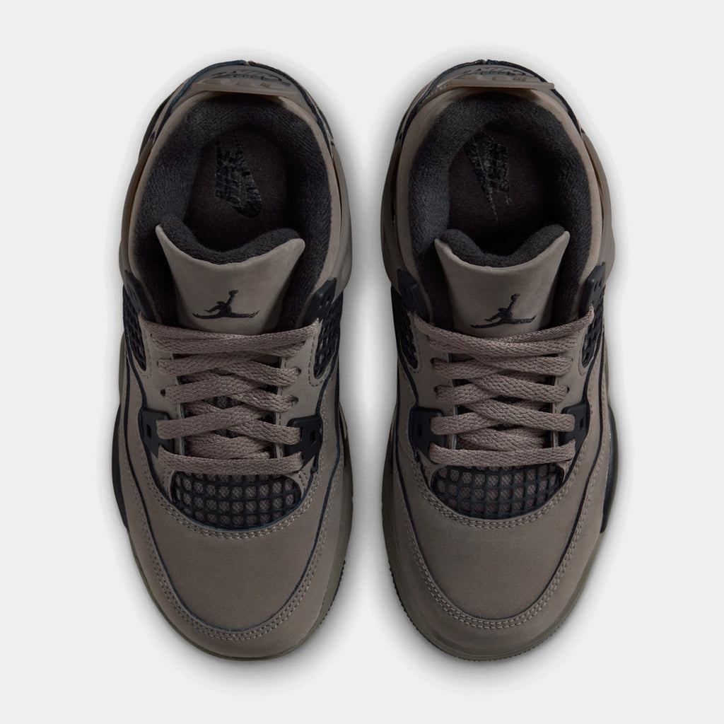 Air Jordan 4 Retro Cave Stone And Black Preschool Lifestyle Shoes (Cave Stone/Black/Phantom)