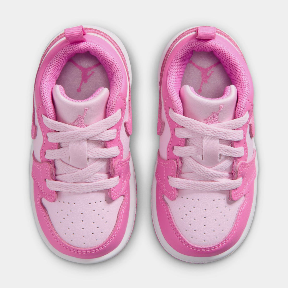 Jordan 1 Low Infant Toddler Lifestyle Shoes (China Rose/Pink Foam/White)