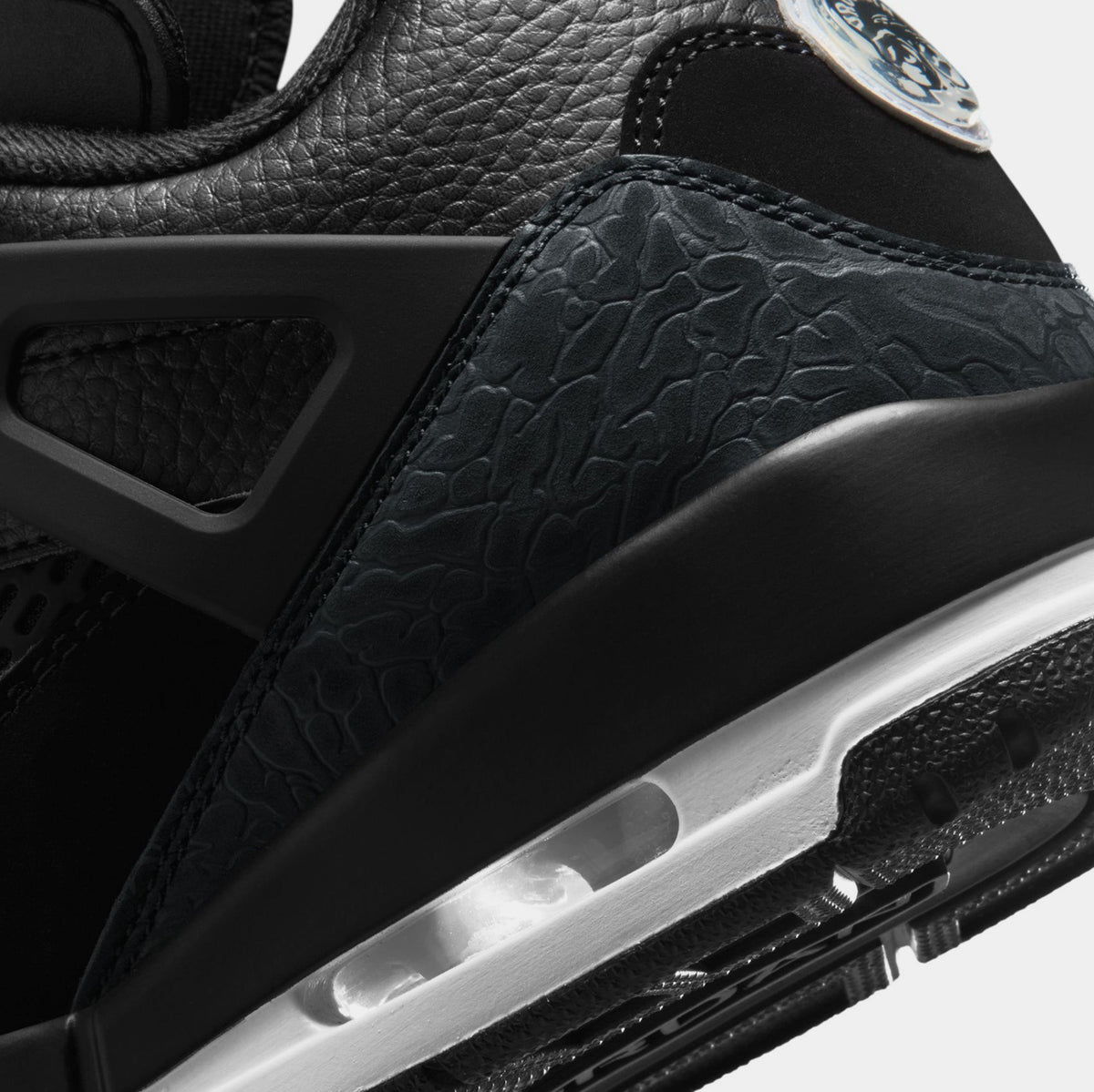 Spizike Low Mens Basketball Shoes (Black/White/White/Anthracite)