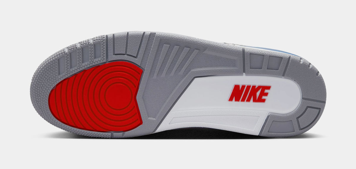 Air Jordan 3 Retro OG True Blue Mens Lifestyle Shoes (White/Varsity Red/True Blue/Cement Grey/Anthracite) Free Shipping